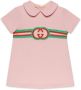 Gucci Kids Jersey jurk met geborduurd GG-logo Roze - Thumbnail 1