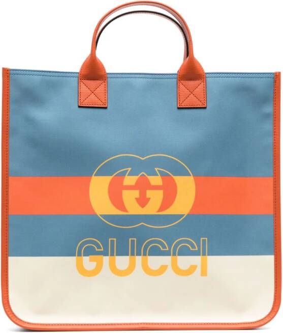 Gucci Kids Leren shopper Blauw