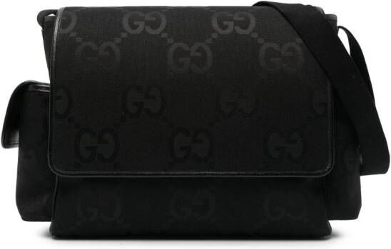 Gucci Kids Luiertas met GG-logo Zwart
