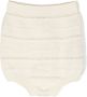 Gucci Kids Ribgebreide shorts Beige - Thumbnail 1