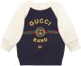 Gucci Kids Sweater met geborduurd logo Blauw - Thumbnail 1