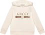 Gucci Kids Sweater met logo Beige - Thumbnail 1