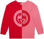 Gucci Kids Sweater met logo Roze - Thumbnail 1