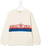 Gucci Kids Sweater met logoprint Beige - Thumbnail 1
