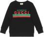 Gucci Kids Sweater met logoprint Zwart - Thumbnail 1