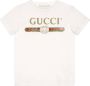Gucci Kids T-shirt met logo Wit - Thumbnail 1
