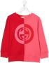 Gucci Kids T-shirt met logoprint Rood - Thumbnail 1