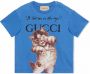 Gucci Kids T-shirt met print Blauw - Thumbnail 1