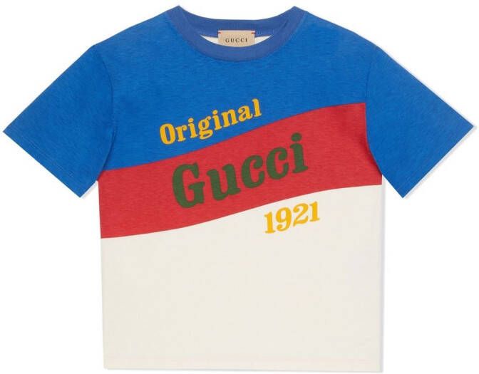 Gucci Kids T-shirt met print Wit