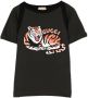 Gucci Kids T-shirt met tijgerprint Grijs - Thumbnail 1