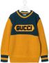 Gucci Kids Trui met logopatch Geel - Thumbnail 1