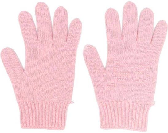 Gucci Kids Wollen handschoenen Roze