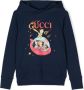 Gucci Kids x Jetsons hoodie met logoprint Blauw - Thumbnail 1