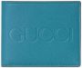 Gucci Leren portemonnee Blauw - Thumbnail 1