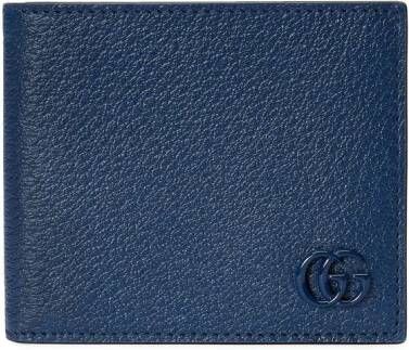 Gucci GG Marmont leren portemonnee Blauw