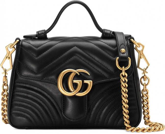 Gucci GG Marmont kleine tas Zwart