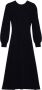Gucci Midi-jurk met open rug Zwart - Thumbnail 1