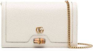 Gucci mini Diana leather shoulder bag Beige