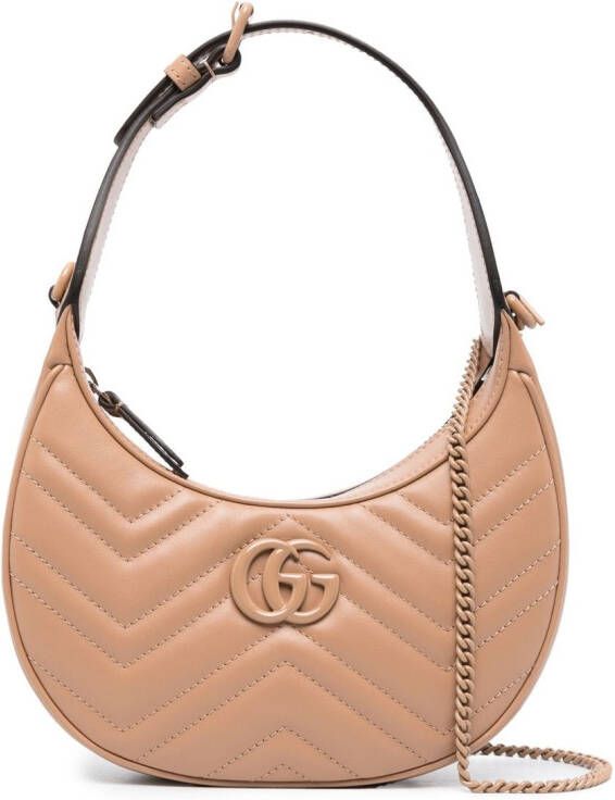 Gucci GG Marmont matelassé schoudertas Beige