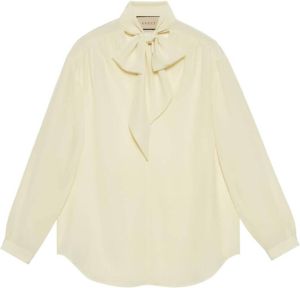 Gucci Zijden blouse Wit