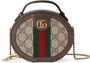 Gucci Ophidia kleine tas met kettinghengsel Beige - Thumbnail 1