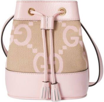 Gucci Ophidia kleine bucket-tas Roze