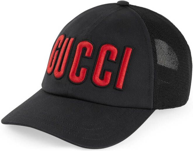 Gucci Pet met geborduurd logo Zwart