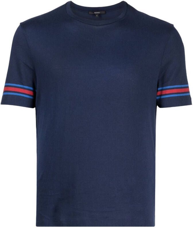 Gucci Poloshirt met gestreept detail Blauw