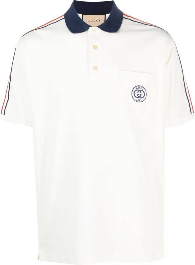 Gucci Poloshirt met GG logo Wit
