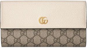 Gucci Portemonnee met GG-logo Beige