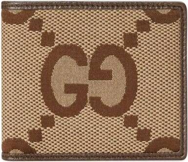 Gucci Portemonnee met GG logo Beige