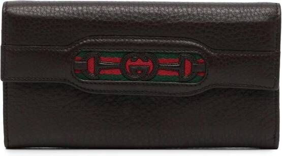 Gucci Portemonnee met GG-logo Bruin