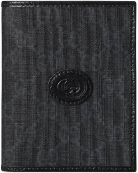 Gucci Portemonnee met GG-logo Zwart
