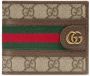 Gucci Ophidia GG portemonnee Bruin - Thumbnail 1