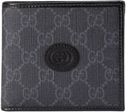 Gucci Portemonnee met logopatch Zwart
