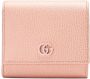 Gucci GG Marmont medium portemonnee Roze - Thumbnail 1
