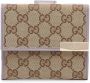 Gucci Leren portemonnee Bruin - Thumbnail 1