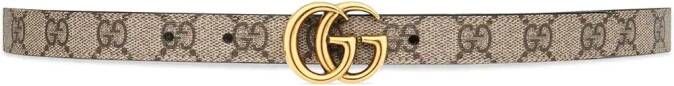Gucci GG Marmont omkeerbare riem Beige