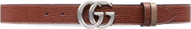 Gucci Riem met GG-logo Bruin