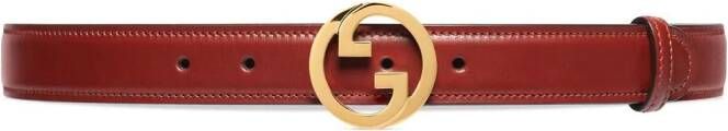 Gucci Riem met GG-logo Rood