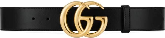 Gucci Riem met GG logo Zwart