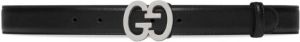 Gucci Riem met logo-gesp Zwart