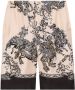 Gucci Zijden shorts met barokprint Beige - Thumbnail 1