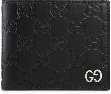 Gucci GG Supreme leren portemonnee Zwart