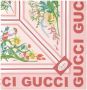 Gucci Sjaal met bloemenprint Roze - Thumbnail 1