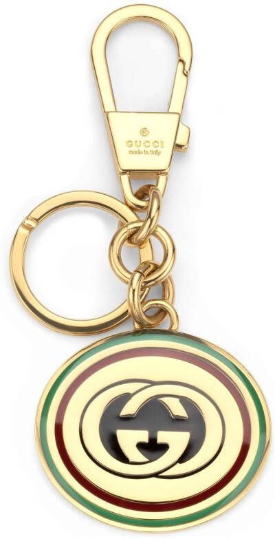 Gucci Sleutelhanger met GG-logo Goud