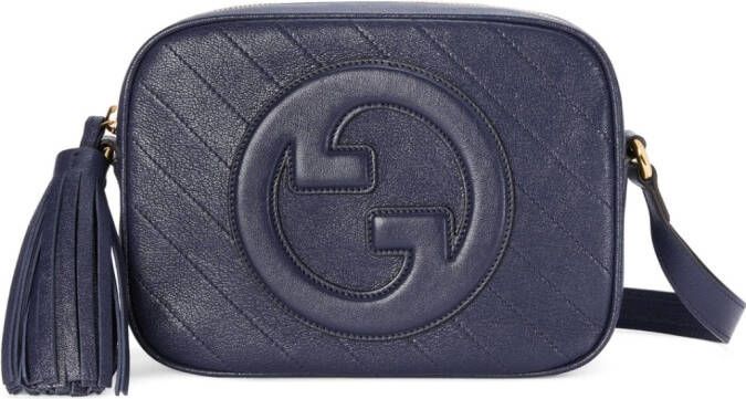 Gucci Leren schoudertas Blauw