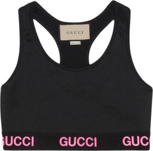 Gucci Sport-bh met logo Zwart