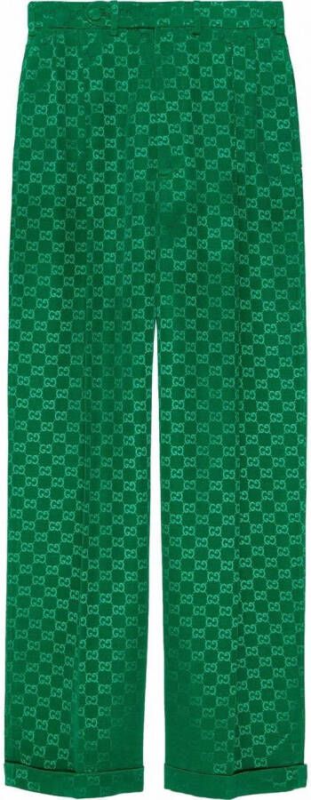 Gucci Straight broek Groen