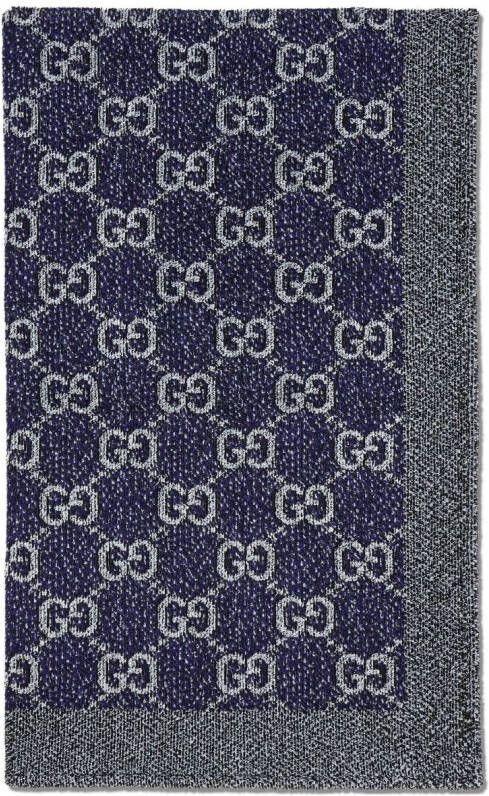 Gucci Strandlaken met jacquard Blauw